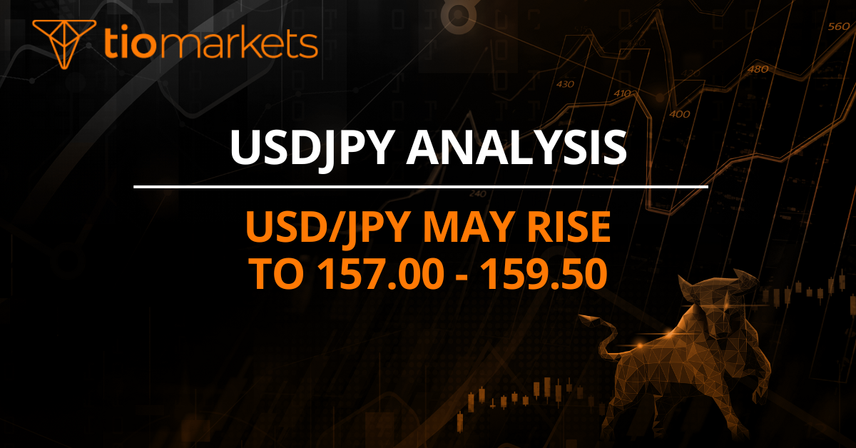 USD/JPY may rise to 157.00 - 159.50