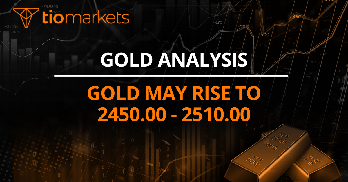 Gold may rise to 2450.00 - 2510.00