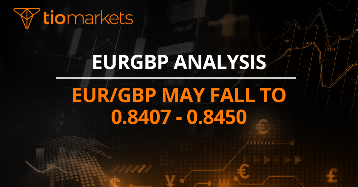 EUR/GBP may fall to 0.8407 - 0.8450